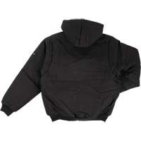 Hooded Duck Bomber Jacket, Men's, Small, Black D. Morneault & Fils