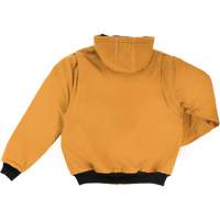 Hooded Duck Bomber Jacket, Men's, Small, Brown D. Morneault & Fils