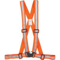 Traffic Harness, High Visibility Orange, Silver Reflective Colour, Medium D. Morneault & Fils