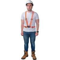 Traffic Harness, High Visibility Orange, Silver Reflective Colour, Medium D. Morneault & Fils