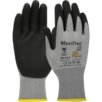 Gants compatibles avec les &eacute;crans tactiles ultral&eacute;gers ATG MaxiFlex Elite, Grand, R&ecirc;vetement Nitrile, Calibre 18, Enveloppe en Nylon D. Morneault & Fils