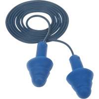 Bouchons d'oreilles pr&eacute;moul&eacute;s E-A-R Ultrafit , Avec cordon, Taille unique, Vrac - Sac en poly, NRR dB NRR 25 dB D. Morneault & Fils