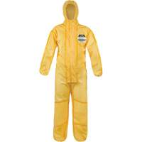 ChemMax&reg; 1 Coveralls, Polyethylene/Polypropylene, Small, Yellow D. Morneault & Fils