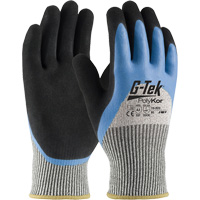 Gants isol&eacute;s r&eacute;sistants aux coupures G-Tek PolyKor, Taille Petit, Calibre 13, Rev&ecirc;tement Latex de caoutchouc, Enveloppe en Fil technique, ANSI/ISEA 105 niveau 3 D. Morneault & Fils