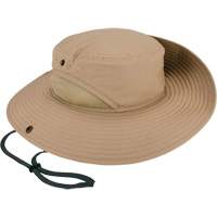 Chapeau l&eacute;ger de forestier Chill-Its 8936 avec panneau en maille, Khaki D. Morneault & Fils