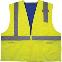 Chill-Its 6668 Safety Cooling Vest, Small, High Visibility Lime-Yellow D. Morneault & Fils