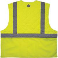 Chill-Its 6668 Safety Cooling Vest, Small, High Visibility Lime-Yellow D. Morneault & Fils