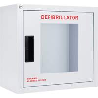Grande armoire standard pour DEA avec alarme, Zoll AED Plus/Zoll AED 3/Cardio-Science/Physio-Control Pour, Non m&eacute;dical D. Morneault & Fils