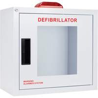 Standard Large AED Cabinet with Alarm & Strobe, Zoll AED Plus&reg;/Zoll AED 3/Cardio-Science/Physio-Control For, Non-Medical D. Morneault & Fils