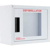 Standard Compact AED Cabinet with Alarm, Philips/Defibtech/Heartsine For, Non-Medical D. Morneault & Fils