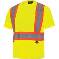 6991 Chandail de s&eacute;curit&eacute; en il-de-perdrix, Polyester, 3T-Grand, Jaune lime haute visibilit&eacute; D. Morneault & Fils