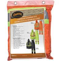5598 Lightweight Waterproof Rain Suit, Polyester/PVC, Small, High Visibility Orange D. Morneault & Fils