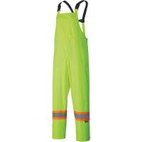 5599 Lightweight Waterproof Rain Suit, Polyester/PVC, X-Small, High Visibility Lime-Yellow D. Morneault & Fils