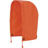 5400H Capuchon de veste de s&eacute;curit&eacute; imperm&eacute;able 300D Trilobal antid&eacute;chirure, Orange haute visibilit&eacute;, Polyester D. Morneault & Fils