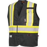 7729 Veste r&eacute;sistante aux arcs &eacute;lectriques FR-Tech, Petit, Noir, 10 cal/cm² D. Morneault & Fils