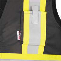 7729 Veste r&eacute;sistante aux arcs &eacute;lectriques FR-Tech, Petit, Noir, 10 cal/cm² D. Morneault & Fils