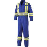 7704 FR-Tech&reg; High-Visibility Coveralls, Size 42, Royal Blue, 10 cal/cm²/9.7 cal/cm² D. Morneault & Fils