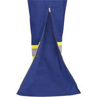 7706 FR-Tech&reg; Flame-Resistant Coverall with Leg Zippers, Size 36, Royal Blue, 9.7 cal/cm² D. Morneault & Fils