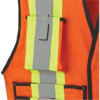 7732 Veste d'arpenteur ignifuge et r&eacute;sistant aux arcs &eacute;lectriques FR-Tech, Petit, Orange haute visibilit&eacute;, 9,7 cal/cm² D. Morneault & Fils