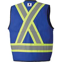7733 Veste d'arpenteur ignifuge et r&eacute;sistant aux arcs &eacute;lectriques FR-Tech, Petit, Bleu royal, 9,7 cal/cm² D. Morneault & Fils