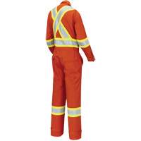 7702W FR-Tech&reg; Women's FR/Arc-Rated Coveralls, Size X-Small, High Visibility Orange, 10 cal/cm² D. Morneault & Fils