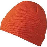 5564A Tuque doubl&eacute;e, Doublure en Acrylique, Taille unique, Orange haute visibilit&eacute; D. Morneault & Fils