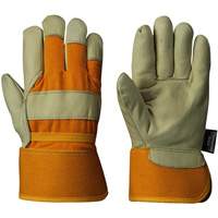 632 Insulated Fitter's Gloves, One Size, Grain Cowhide Palm, Boa Inner Lining D. Morneault & Fils