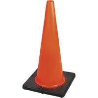 183P Premium Flexible Safety Cone, 28", Orange D. Morneault & Fils