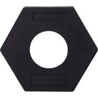 2320 Stackable Delineator Base, 17 lbs. D. Morneault & Fils