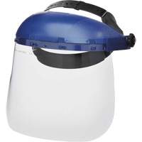 390 Premium Series Single Crown Uncoated Faceshield, Acetate, Ratchet Suspension D. Morneault & Fils