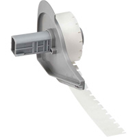 Harsh Environment Multi-Purpose Labels, Polyester, 0.35" L x 0.2" H, Black on Clear D. Morneault & Fils