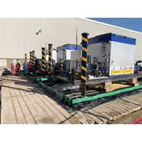 Berme Ultimate Copolymer 2000 Ultra-Containment Berm, Capacit&eacute; 179 gal. US, 4' la x 6' lo x 12" h, Support &agrave; charni&egrave;re D. Morneault & Fils