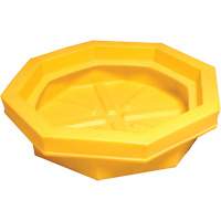 Ultra-Drum Tray&reg; without Grating, 32" L x 32" W x 8.1" H, 22.8 US gal. Spill Capacity D. Morneault & Fils
