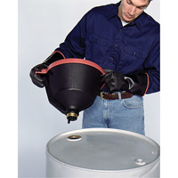 Large Burp-Free Ultra-Drum Funnel&reg; D. Morneault & Fils
