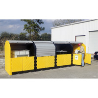 P16 Plus Ultra-Hard Top Spill Pallets sans drain, 250" lo x 79" la x 62" h, Capacit&eacute; de charge 9000 lb D. Morneault & Fils
