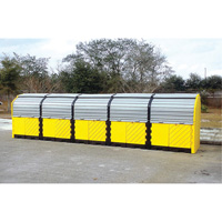 P20 Plus Ultra-Hard Top Spill Pallets sans drain, 312" lo x 79" la x 62" h, Capacit&eacute; de charge 9000 lb D. Morneault & Fils