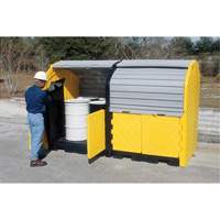 Kit dextension avec drain pour Ultra-Hard Top Spill Pallets, 64" lo x 79" la x 62" h, Capacit&eacute; de charge 9000 lb D. Morneault & Fils