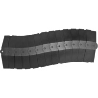 Medium Ultra-Sidewinder Cable Protection System avec capuchons, 33" x 9,8" x 1,4", 260 lb (0,13 tonnes) D. Morneault & Fils