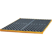 Ultra-Spill Deck flexible, 4 barils, Capacit&eacute; de d&eacute;versement 22 gal. US, 48" x 48" x 2,5" D. Morneault & Fils