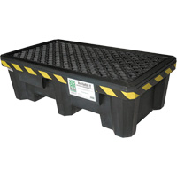 Ultra-Spill Pallet mod&egrave;le &eacute;conomique, 2 barils, Capacit&eacute; de d&eacute;versement 66 gal. US, 53" x 29" x 16,5" D. Morneault & Fils