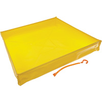 Flexible Ultra-Utility Tray, 30" lo x 30" la x 4,8" h, Cap. de d&eacute;versement 9,5 gal. US D. Morneault & Fils