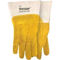 Gants de soudure robustes, Cuir fleur de ch&egrave;vre/Cuir de vache refendu, Taille Moyen D. Morneault & Fils
