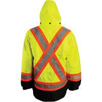 7-in-1 Jacket, Polyester, High Visibility Orange, Small D. Morneault & Fils