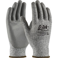 G-Tek&reg; Seamless Knit Cut-Resistant Gloves, Size X-Small, 13 Gauge, Polyurethane Coated, PolyKor&reg; Shell, ASTM ANSI Level A2/EN 388 Level B D. Morneault & Fils