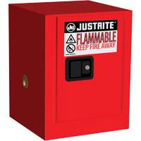 Sure-Grip&reg; EX Countertop Flammable Cabinet, 4 gal., 1 Door, 17" W x 22" H x 17" D D. Morneault & Fils