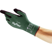 HyFlex&reg; 11-842 Sustainable Multi-Purpose Gloves, 5, Foam Nitrile Coating, 15 Gauge, Nylon Shell D. Morneault & Fils