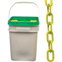 Heavy-Duty Plastic Safety Chain, Yellow D. Morneault & Fils