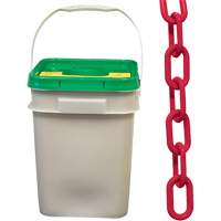 Heavy-Duty Plastic Safety Chain, Red D. Morneault & Fils