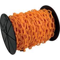 Heavy-Duty Plastic Safety Chain, Orange D. Morneault & Fils