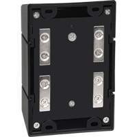 Barri&egrave;re murale magn&eacute;tique avec bande magn&eacute;tique, Plastique, Fixation magn&eacute;tique, 15', Ruban Noir et jaune D. Morneault & Fils